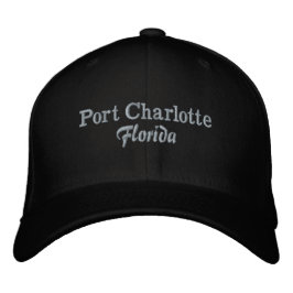 Port Charlotte Florida bestickte Baseballhut Baseballkappe