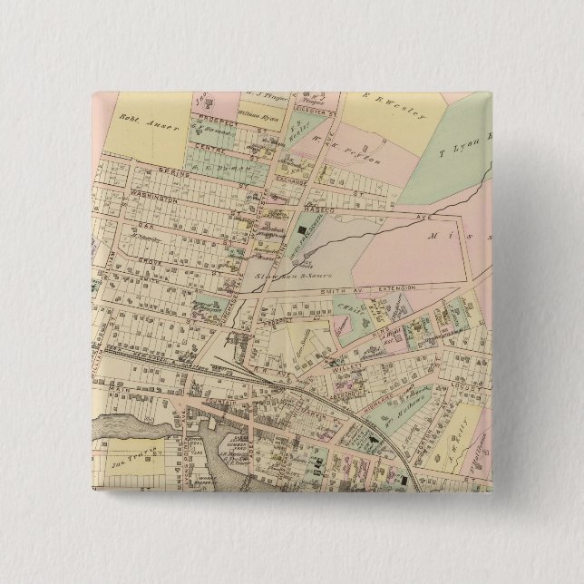 Port Chester, New York 2 Button (Vorderseite)