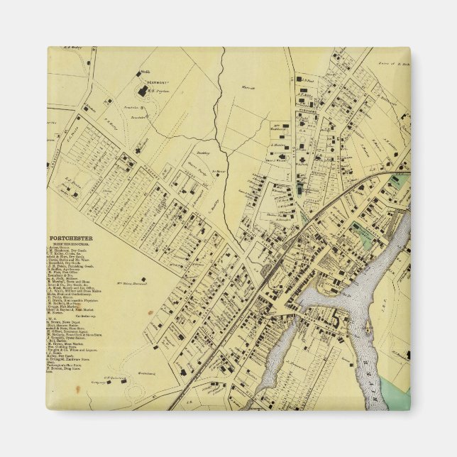 Port Chester, NY Magnet (Vorne)