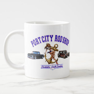 Port City Rod Shop Jumbo-Tasse