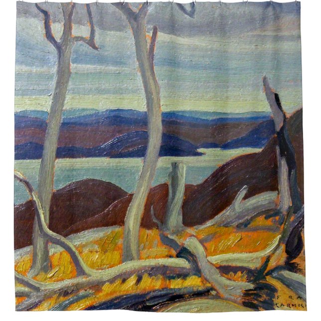 Port Coldwell Bay | Franklin Carmichael | Duschvorhang (Vorderseite)