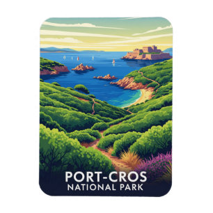 Port-Cros Nationalpark Frankreich Reisen Magnet