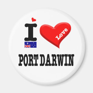PORT DARWIN - I Liebe Magnet