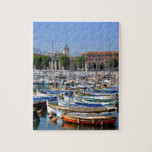 Port de Nice in Frankreich Puzzle