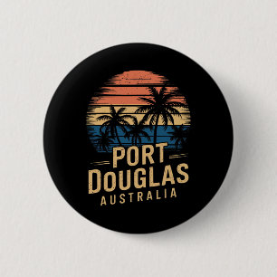 Port Douglas Australien Urlaubs-Souvenirs Familie Button