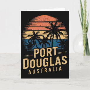 Port Douglas Australien Urlaubs-Souvenirs Familie Karte
