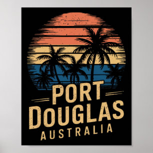 Port Douglas Australien Urlaubs-Souvenirs Familie Poster