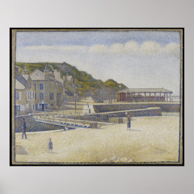 Port-en-Bessin Harbour Poster (Vorne)
