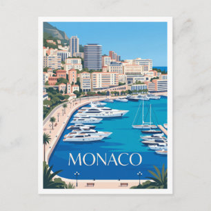 Port Hercule Monaco Postkarte