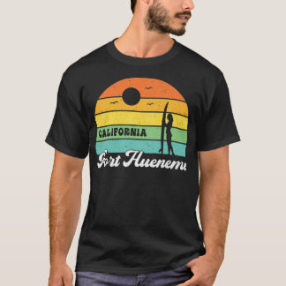 Port Hueneme Beach California Retro Vintag Surfin T-Shirt