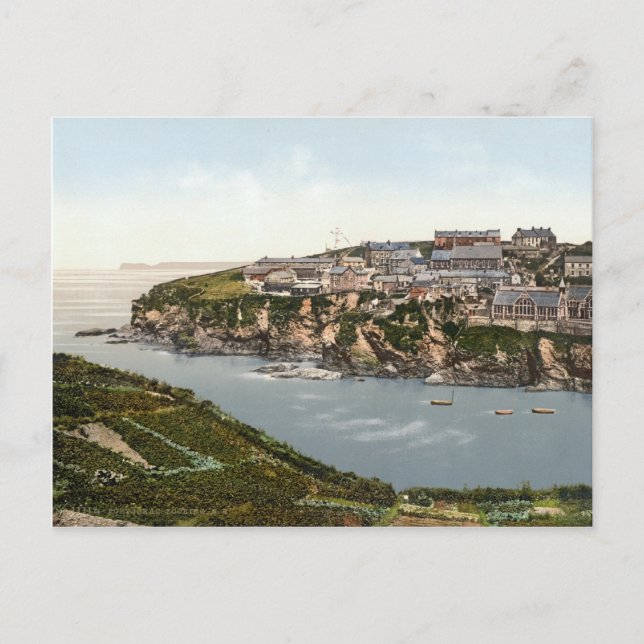 Port Isaac, Cornwall, England c.1895 Postkarte (Vorderseite)