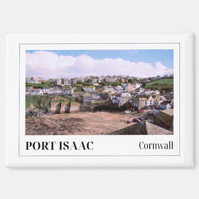 Port isaac, Cornwall, England Magnet (Vorderseite)