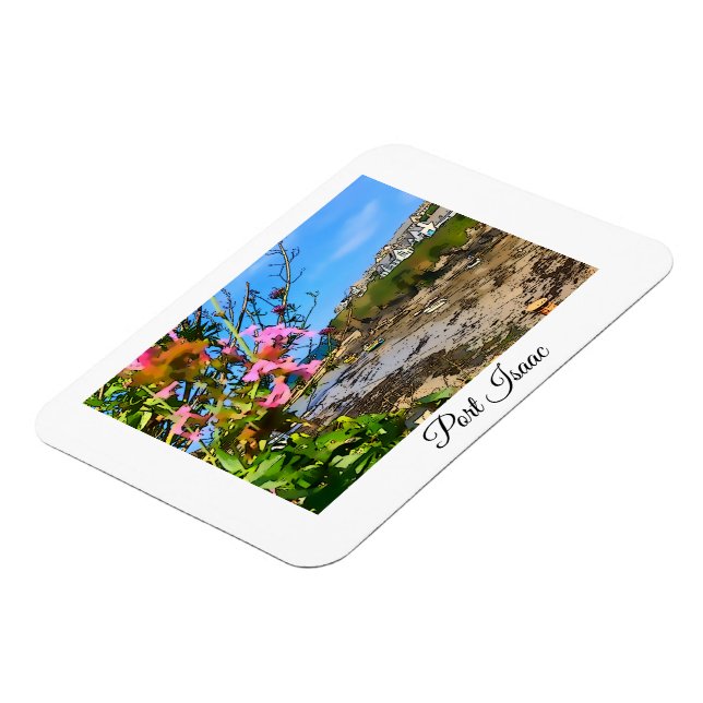 Port Isaac Cornwall Hafen Fisherman's Friends Magnet (Linke Seite)