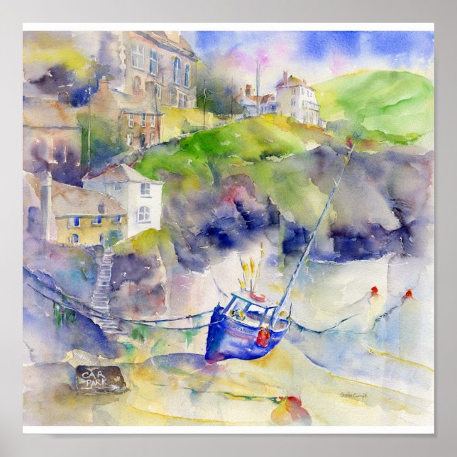 Port Isaac Cornwall Poster (Vorne)