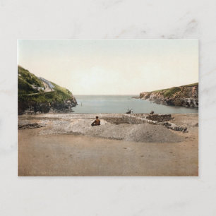 Port Isaac, Port Gavern, Cornwall, England c.1895 Postkarte