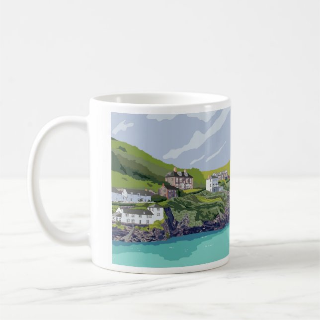 Port Isaac - Port Wen Kaffeetasse (Links)