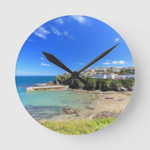 Port Isaac Wall Clock Runde Wanduhr
