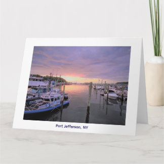 Port Jefferson, New York Dankeskarte