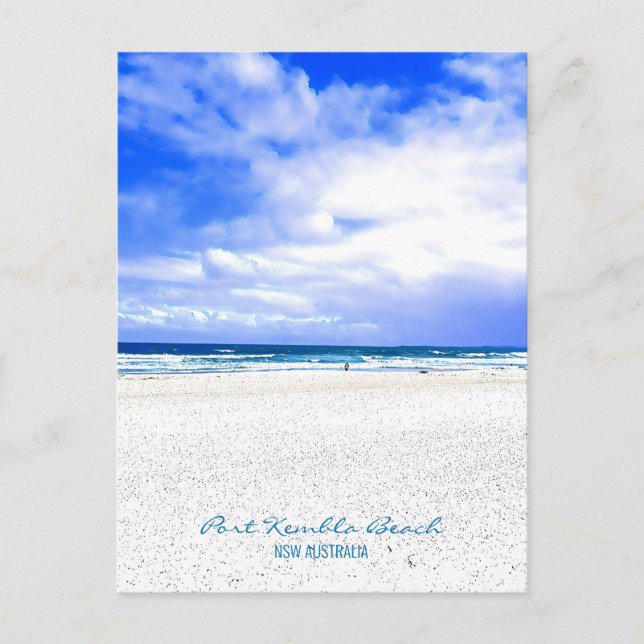 Port Kembla Wollongong Beach NSW Postkarte (Vorderseite)