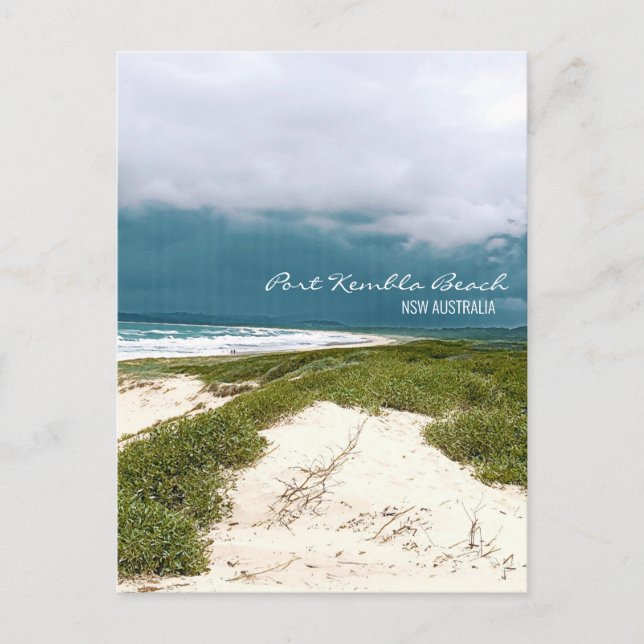 Port Kembla Wollongong Beach NSW Postkarte (Vorderseite)