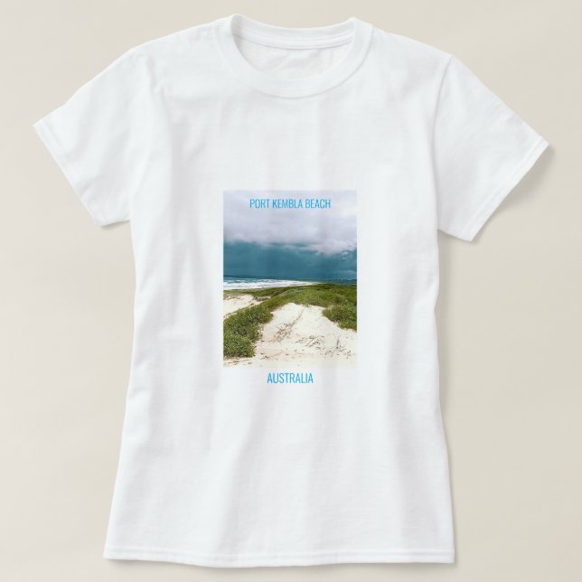 Port Kembla Wollongong Beach NSW T-Shirt (Design vorne)