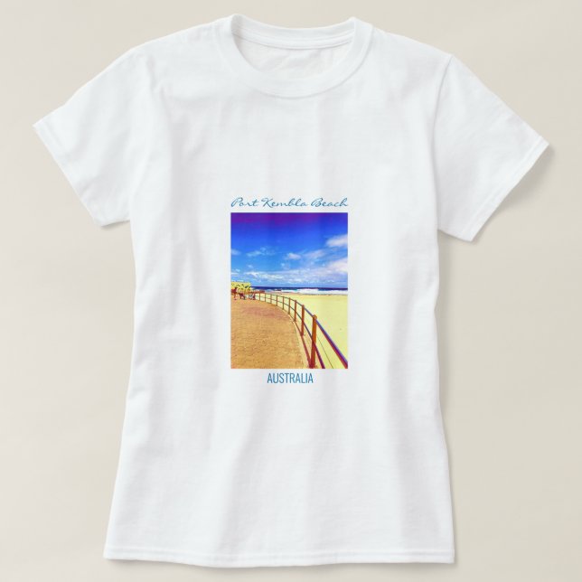 Port Kembla Wollongong Beach NSW T-Shirt (Design vorne)