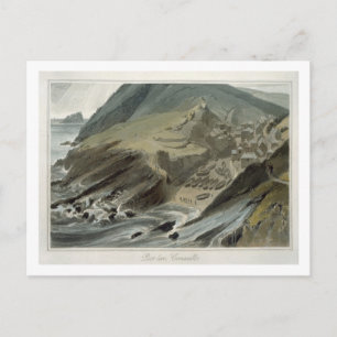 Port Looe, Cornwall von "A Voyage Around Great B Postkarte