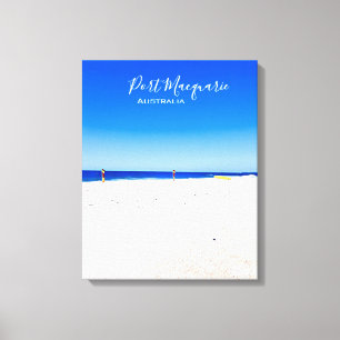 Port Macquarie Beach Szene Australien Leinwanddruck