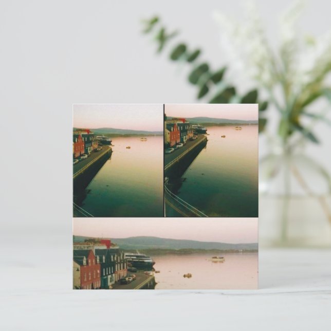 Port of Tobermory, Isle of Mull, Scotland Einladung (Stehend Vorderseite)