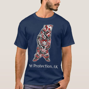 Port Protection Alaska Native American Brown T-Shirt