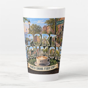 PORT RICHMOND STATEN ISLAND NYC KAFFEE MILCHTASSE