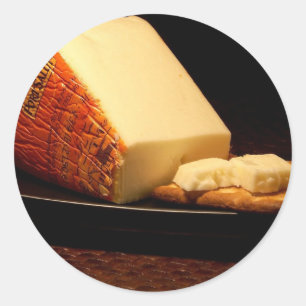 Port Salut Cheese Runder Aufkleber
