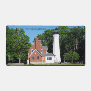 Port Sanilac Leuchtturm-Schreibtischunterlage Schreibtischunterlage
