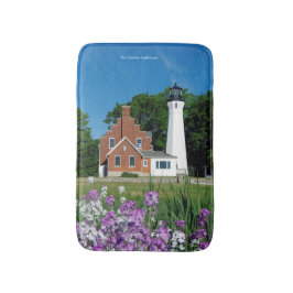Port Sanilac Lighthouse bathmat Badematte