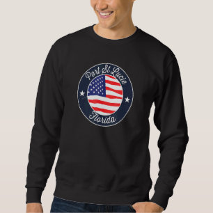 Port St Lucie Florida FL Vacation Souvenir Grafik Sweatshirt