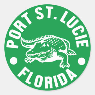 Port St. Lucie, Florida Runder Aufkleber