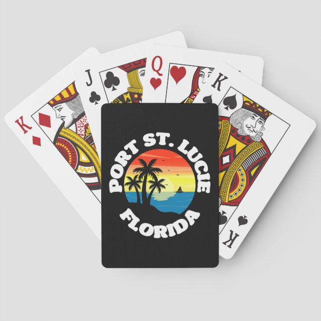 Port St. Lucie, Florida Spielkarten (Rückseite)