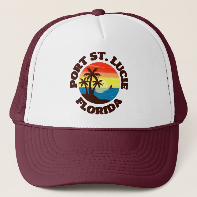Port St. Lucie, Florida Truckerkappe (Vorderseite)
