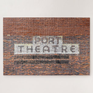 Port Theater Sign, Port St. Joe, Florida Puzzle