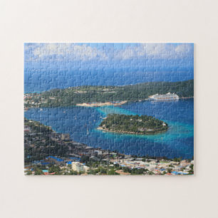 Port Vila, Vanuatu, aus der Luft Puzzle