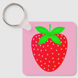 Porta-chaves morango schlüsselanhänger