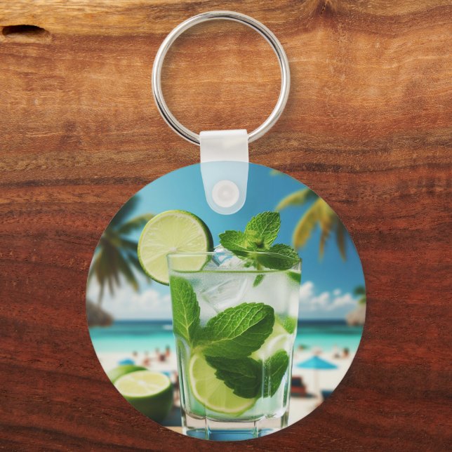 Porta Chaves Personalizado Diferente Caipirinha Schlüsselanhänger (Vorderseite)