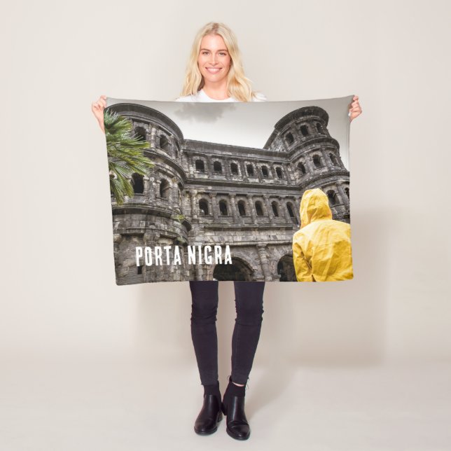 Porta Nigra in Trier Rheinland-Pfalz Deutschland Fleecedecke (Beispiel)