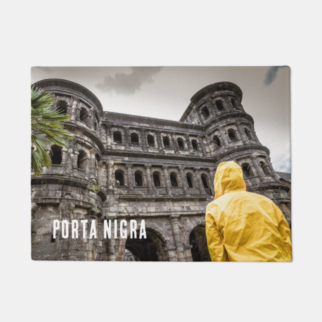 Porta Nigra in Trier Rheinland-Pfalz Deutschland Fußmatte (Vorderseite)
