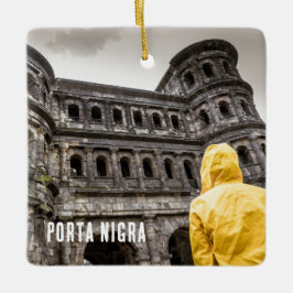 Porta Nigra in Trier Rheinland-Pfalz Deutschland Keramikornament