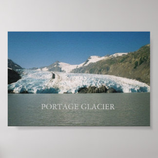 Portage Glacier, Alaska Poster
