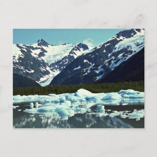 Portage Glacier, nördlich von Port Seward, Alaska Postkarte