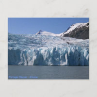 Portage Glacier Postkarte
