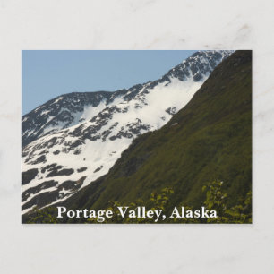 Portage Valley, Alaska Postkarte