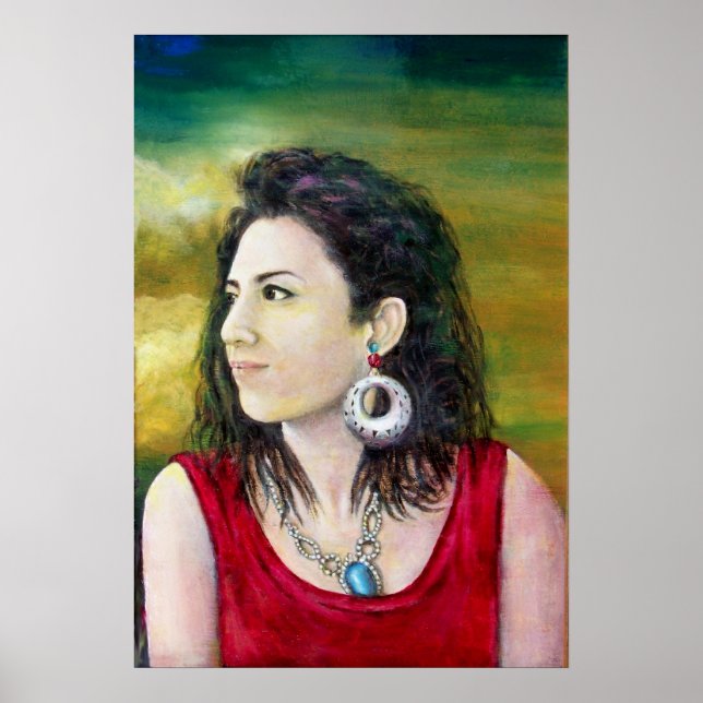 PORTAIT DER JUNGEN FRAU POSTER (Vorne)